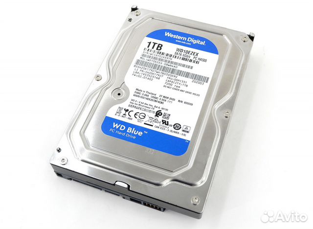 Жесткий диск внутренний 1TB WD Blue (wd10ezex)