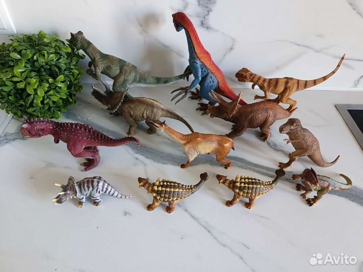 Schleich динозавры пакетом