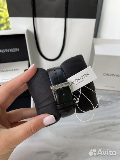 Часы мужские Calvin Klein оригинал новые кожанные