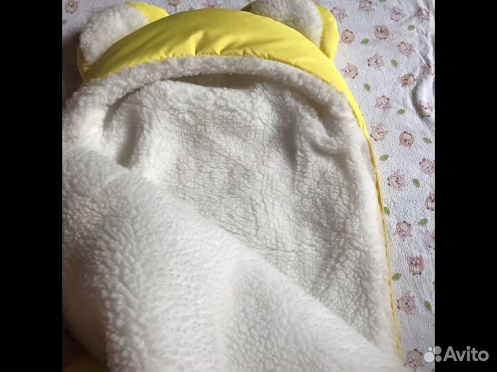 Конверт зимний меховой детский