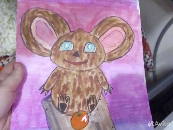Рисунок Чебурашка