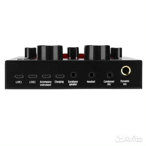 Внешняя звуковая карта V8 микшерный пульт