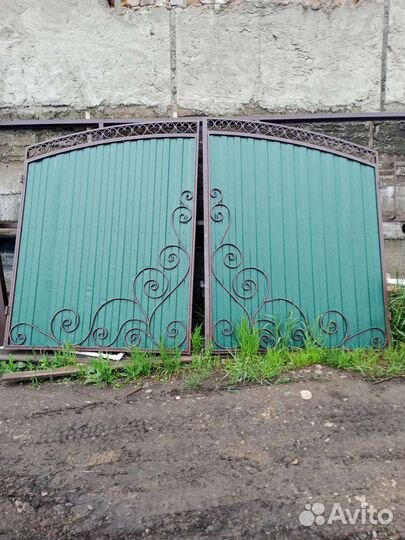 Ворота кованые