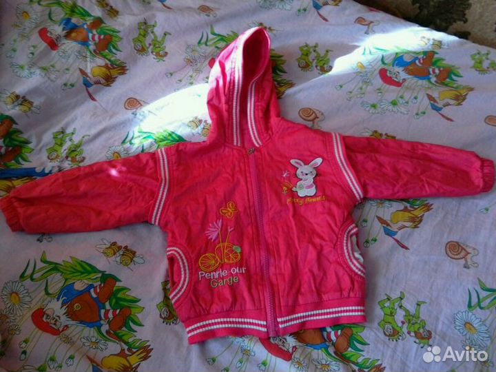 Детская ветровка (утепленная)