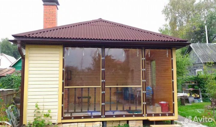 Мягкие окна из пленки пвх