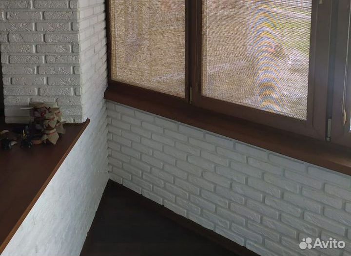 Декоративный кирпич, плитка с установкой