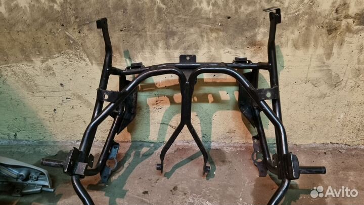 Паук на r1200gs с повреждениями