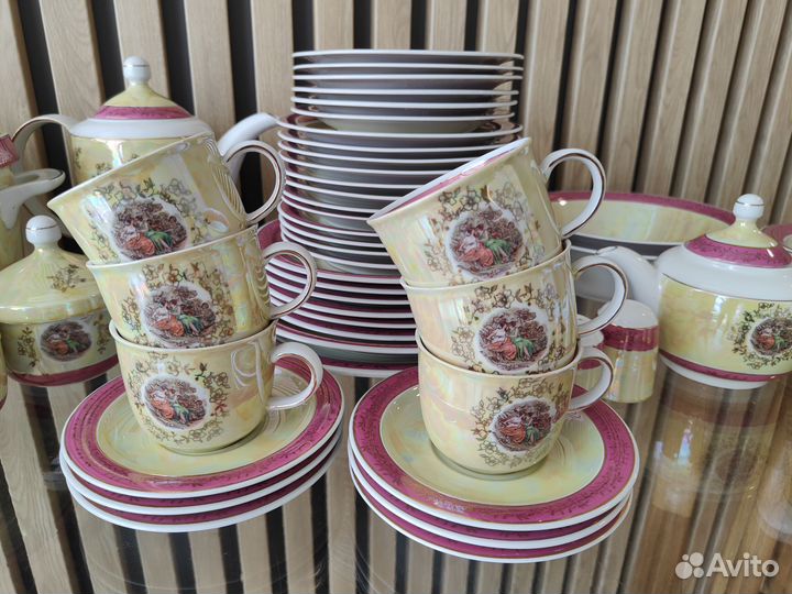 Немецкий чайный сервиз Мадонна ГДР V.E.B. SEP