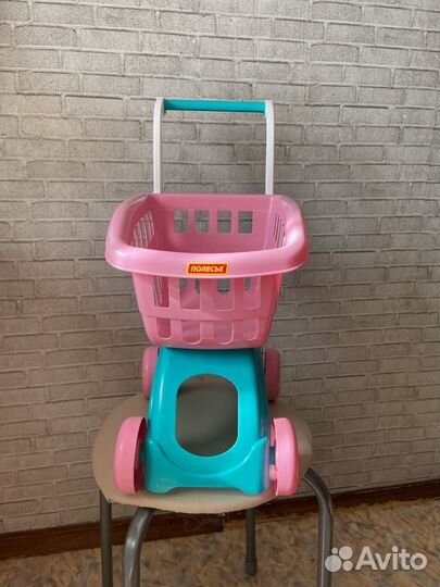 Тележка детская для продуктов игрушечная