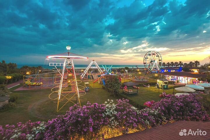 Семейные отели с лунапарком Турция