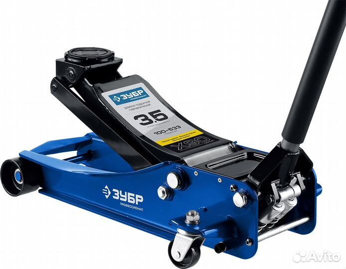 Домкрат подкатной X90 3,5т, 100-533мм Зубр 43054-3