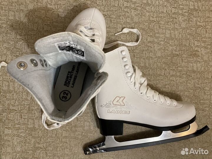 Коньки фигурные 32 размер