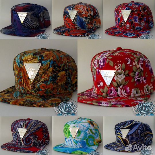 Кепки реперки с плоским козырьком hater хип хоп