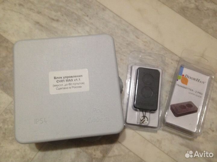 Блок Doorhan cv01 max v1.1 и пульты для роллет