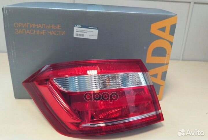 Фонарь задний LADA vesta левый угловой 84500069