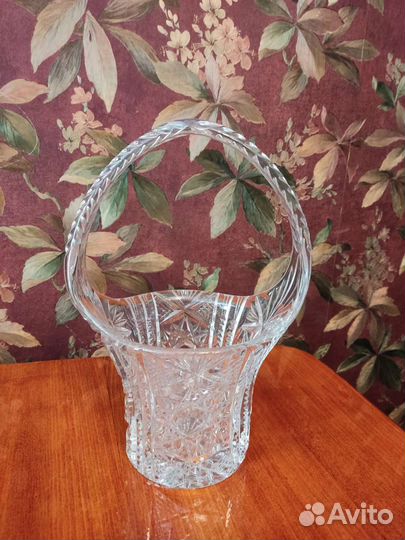 Хрустальная конфетница СССР