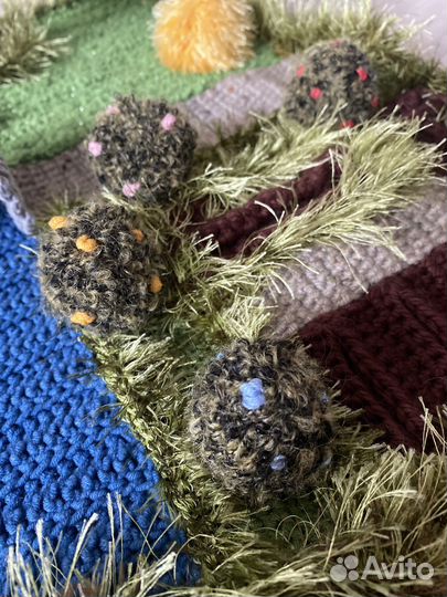 Развивающий коврик ручной работы