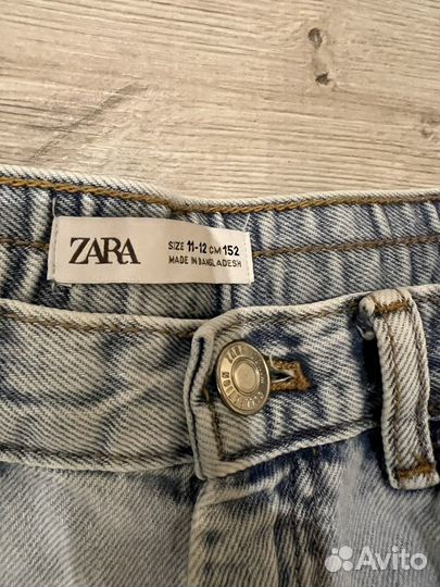 Джинсы Zara для девочки 152