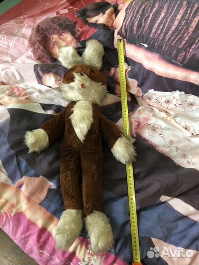 Мягкая игрушка заяц СССР