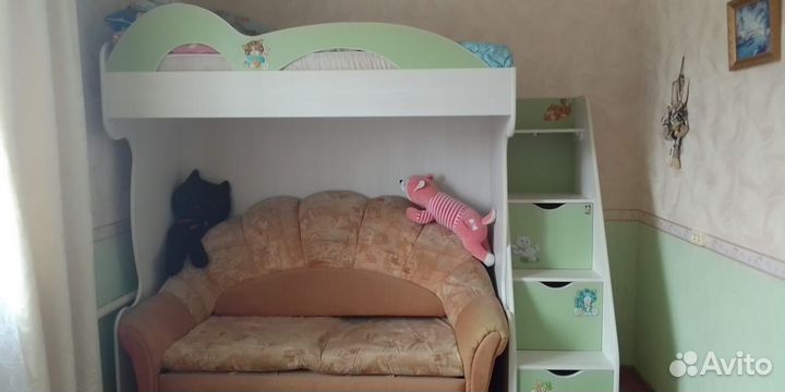 Кровать-Чердак с матрасом