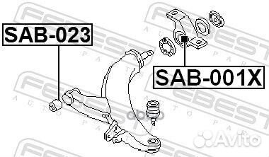 Сайлентблок рычага subaru forester/impreza зад