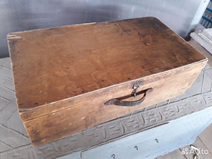 Чемодан раритетный деревянный 40х годов