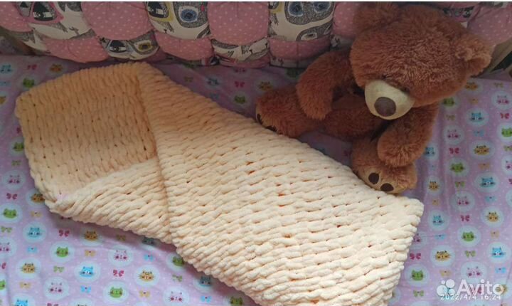 Плюшевый детский плед