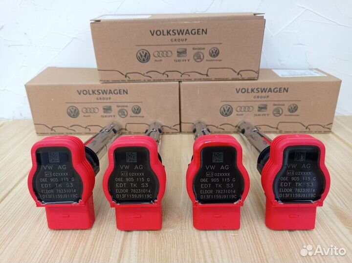 Оригинальные катушки Фольксваген Ауди турбо 1.8