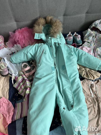 Детские вещи на девочку пакетом 86 92