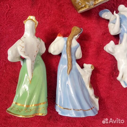 Статуэтки Песочное. Олимпийский миша. Царевна.Маче