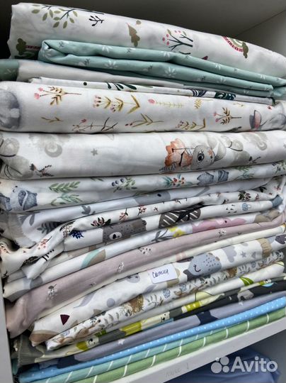 Ткань хлопок бязь поплин сатин мулетон