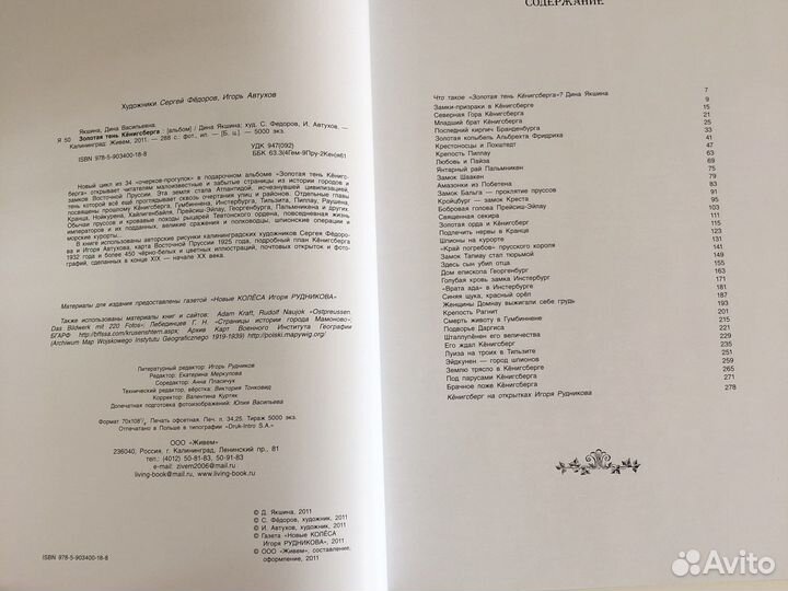 Книга Золотая тень Кёнигсберга