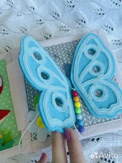 Развивающие игрушки, книга из фетра под заказ