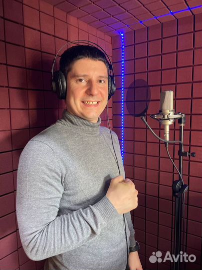 Студия звукозаписи, песни в подарок, диктор, стихи