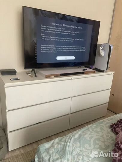 Комод Денвер белый матовый