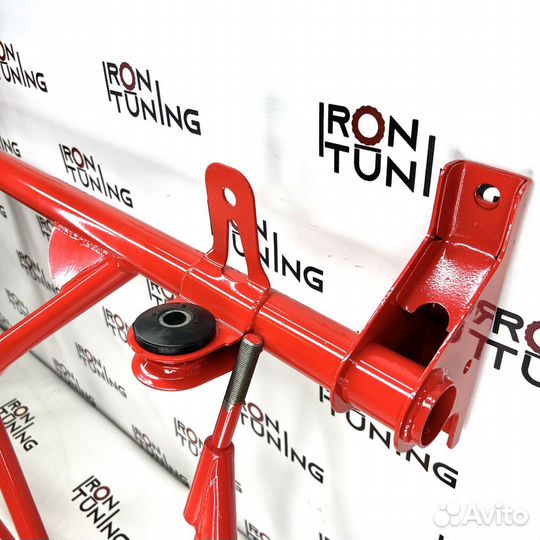 Комплект подрамник + рычаги 2110 (резиновые с/б)