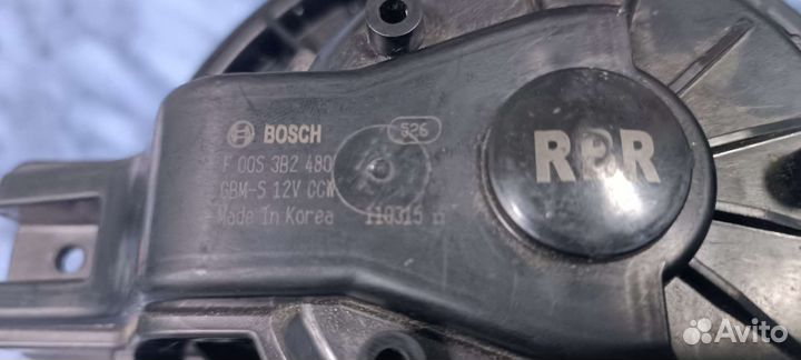 Моторчик печки hyundai solaris