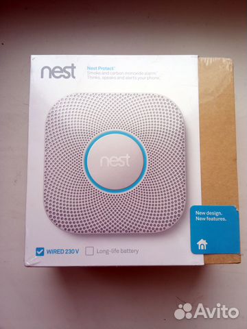Nest Protect датчик дыма новый запечатанный