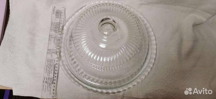 Ваза на ножке хрусталь