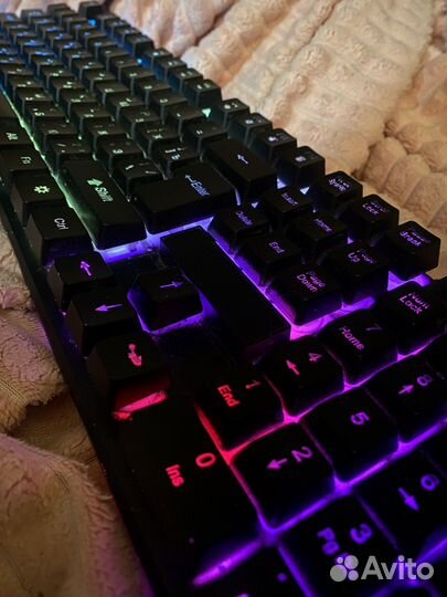 Клавиатура с подсветкой проводная