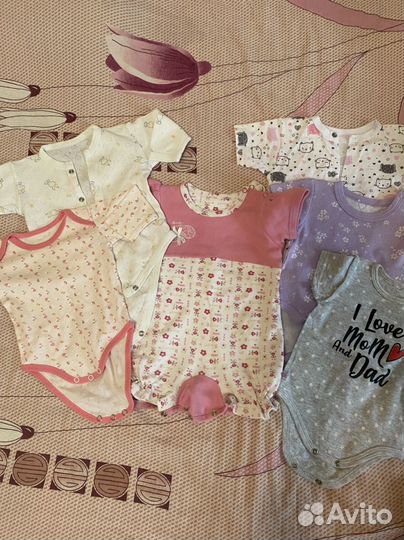 Детские вещи пакетом для девочки 56 62