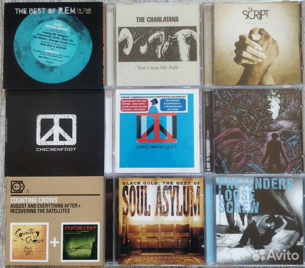 CD диски. Рок, поп зарубежный