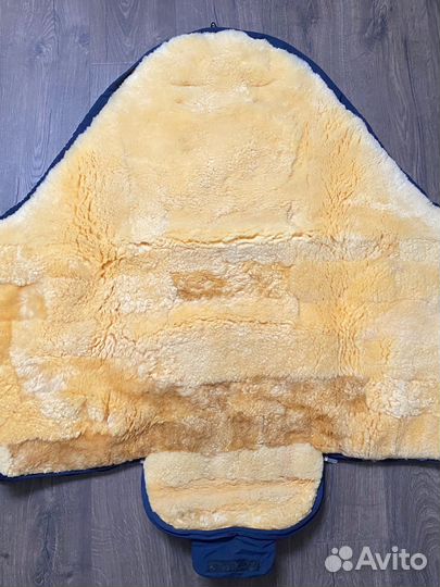 Зимний конверт в коляску на овчине