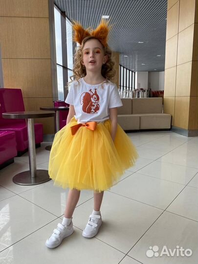 Костюм белки для девочки