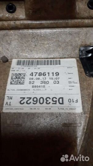 Bmw 5 f10 обшивка двери задняя левая