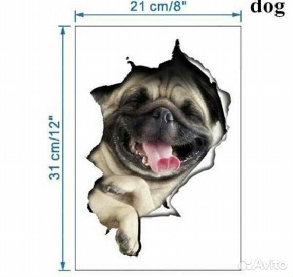 Стикер наклейка Кошки Собаки