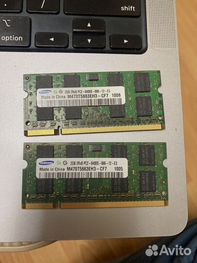 Оперативная память Samsung ddr2 2 gb sodim