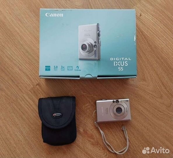 Компактный фотоаппарат Canon Ixus 55