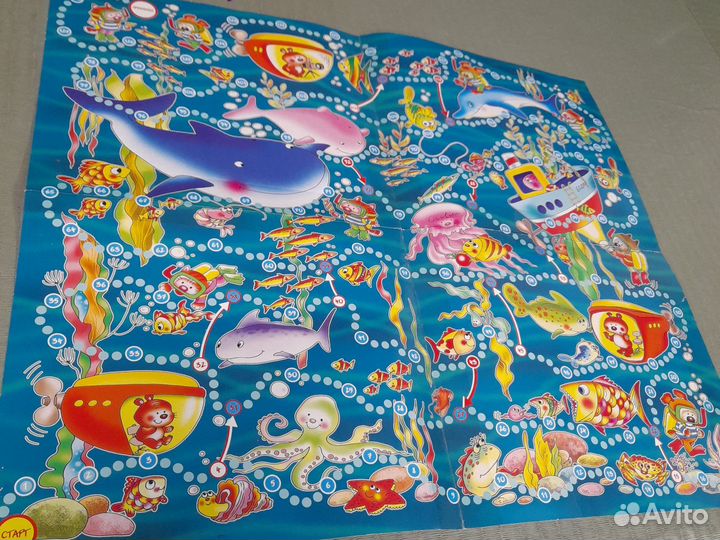 Настольная игр д/детей 48х56+3фишкиДостав Лен.р