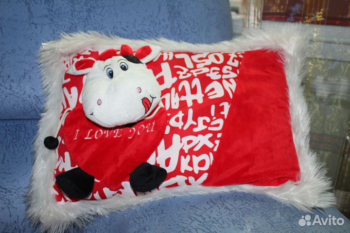 Подушка-игрушка коровка